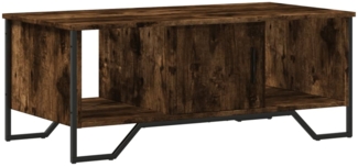 vidaXL Couchtisch Räuchereiche 100x51x40 cm Holzwerkstoff 848491
