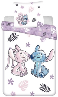 Lilo and Stitch Design Kuschelige Bettwäsche Baumwolle, 160x200 cm & 70x80 cm