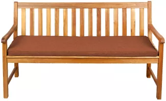 Gutekissen® Sitzkissen für Bank, Gartenschaukeln, Sitz, glatt. FK5 (170x40x5, Orange)