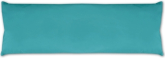 Seitenschläfer Kissenhülle Kissenfüllung Körperkissen, bequem und anschmiegsam in vielen verschiedenen Farben erhältlich (ca. 40x120 cm / türkis - petrol)
