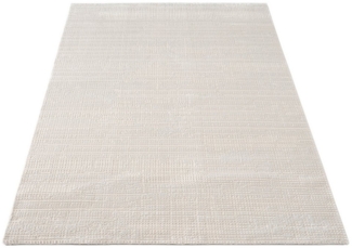 Carpetilla Designteppich Designer Wohnzimmer Teppich abstrakte Musterung modern Cream-Cream, Rechtetig, Wohnzimmer