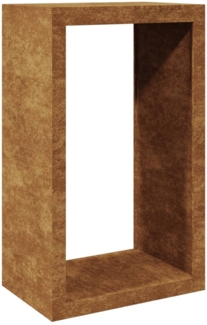 vidaXL Brennholzregal 60x40x100 cm Wetterfester Stahl 850995