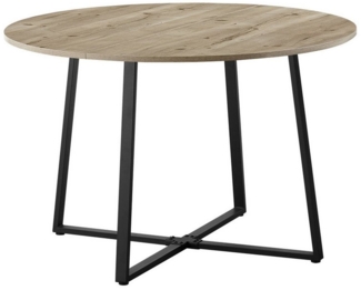 B&D home Esstisch NOA, rund, 110x110cm, platzsparend