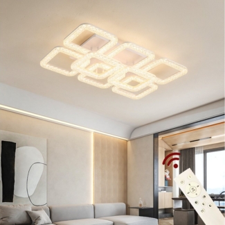 Eurotondisplay LED Deckenleuchte LED Deckenlampe Lampe Fernbedienung Lichtfarbe/Helligkeit einstellbar, LED fest integriert, Einstellbar, Mit Fernbedienung Lichtfarbe und Helligkeit einstellbar