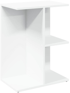 vidaXL Nachttisch Weiß 46,5x29x61 cm Holzwerkstoff 858650