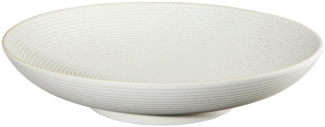 ASA SELECTION Schale JAPANDI HOME, Ø 35 cm, Weiß, Steingut, Steingut, (1-tlg), spülmaschinengeeignet