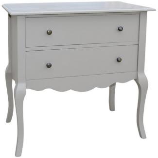 Casa Padrino Barock Kommode mit 2 Schubladen 80 cm - Jugendstil Landhaus Stil Möbel