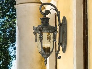 Elstead Lighting Philadelphia Wandleuchte Down Large 3-Light Altbronze IP44 E14