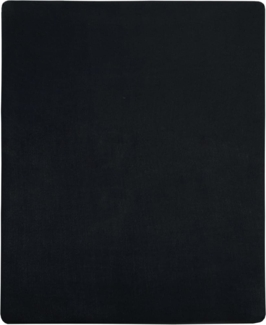 vidaXL Spannbettlaken 2 Stk. Jersey Schwarz 180x200 cm Baumwolle 136219