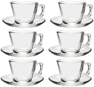 Kaffee Tassen mit Unterteller Vela - 12tlg. Set