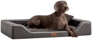 MELODY VIP Orthopädisches Hundebett - 02 Graphit, 120x85cm