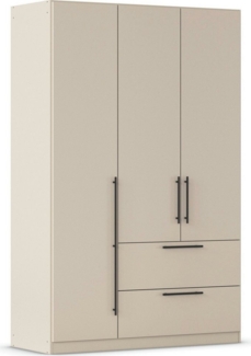 rauch Kleiderschrank Drehtürenschrank Schrank Garderobe Wäscheschrank Schlafzimmer AVOLA (in 3 verschiedenen Ausstattungen BASIC/CLASSIC/PREMIUM) mit hochwertigen Stangengriffen aus Metall in Schwarz MADE IN GERMANY