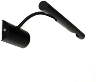 Licht-Erlebnisse Bilderleuchte BILDERLEUCHTE, ohne Leuchtmittel, Wandlampe Schwarz Wand Metall Wohnzimmer Bilderlampe