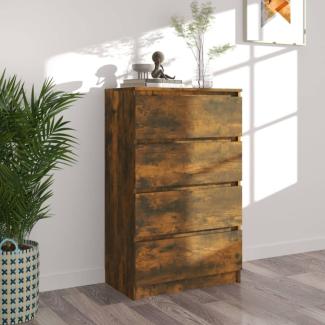 vidaXL Sideboard Räuchereiche 60x35x98,5 cm Holzwerkstoff 815075