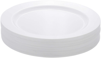 Mehrwegteller aus Kunststoff, 19 cm, 25 Stück