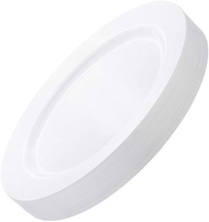 Mehrwegteller aus Kunststoff, 19 cm, 25 Stück
