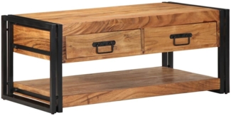 vidaXL Couchtisch 90x50x38 cm Massivholz Akazie 4016687