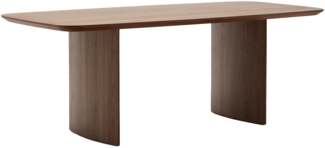 Esstisch Litto, Braun, Holzfarben, 200 x 75 x 100 cm