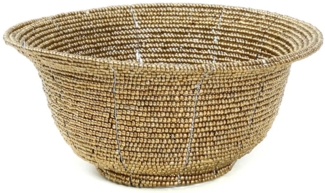 Die Beaded Schale Niedrig - Gold - S - Gold - 13x13x5cm