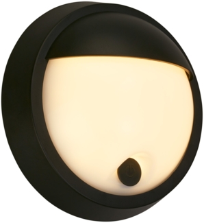 Briloner LED Akku-Außenwandleuchte Puni 4W schwarz Touch-Dimmer warmweiß