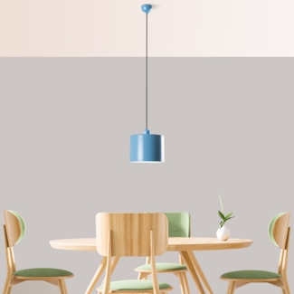 Kronleuchter, 'Duz', 110 x 20 x 20, Hellblau