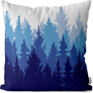 VOID Kissenbezug, (1 Stück), Wald Skandinavien Kissenbezug Natur Wälder Sommer Winter Wandern Gart