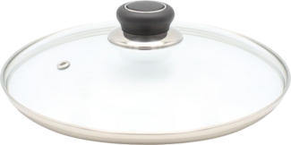 Universaldeckel 32 cm mit Kunststoffknopf / Glasdeckel / Universal - Deckel / Pfannendeckel / Topfdeckel