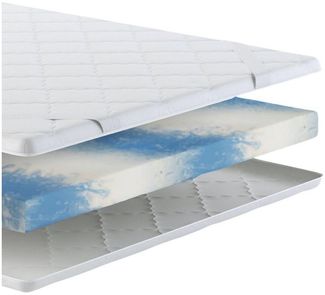 Gelschaum Topper 200x90x6cm 212g Bezug