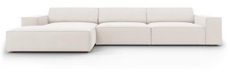 Micadoni 4-Sitzer Ecksofa Jodie Light Beige