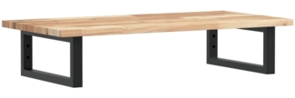 vidaXL Waschbeckenregal Wandmontage Stahl und Akazienholz 3302665