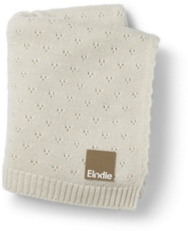 Kinderdecke Pointelle Decke - Creamy White, Elodie