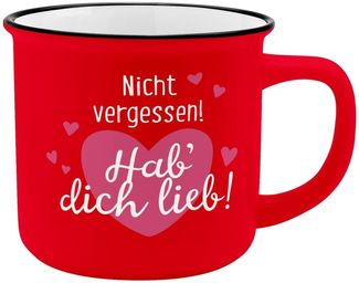Sheepworld Becher, Nicht vergessen!, 11 x 9 x 8,4 cm