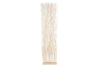 DESIGN DELIGHTS Paravent RAUMTEILER "WAVE", Weidenholz, 170x40cm (HxB), Paravent, Trennwand