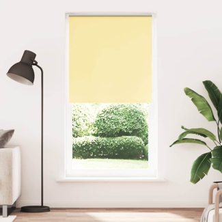 vidaXL Verdunkelungsrollo Gelb 115x210cm Stoffbreite 110,7cm Polyester 4012093