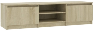 vidaXL TV-Schrank Sonoma-Eiche 140x40x35,5 cm Holzwerkstoff 800651