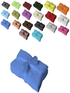 Badvorleger 1 Stück 50 x 80 cm Royalblau