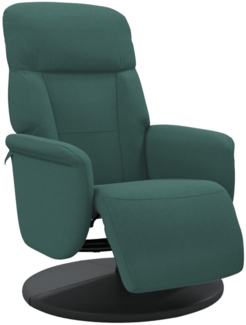 vidaXL Relaxsessel mit Fußteil Dunkelgrün Samt 356684