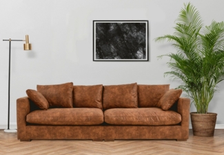 Home affaire Big-Sofa Coray, extra weich und kuschelig, Füllung mit Federn und Daunen