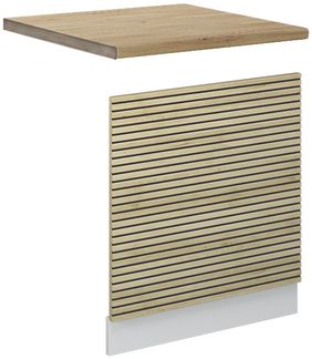 Frontblende Fame-Line Eiche Paneel 60 cm , AP Eiche Vicco