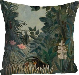 queence Dekokissen Dschungel, Kissenhülle ohne Füllung, 1 Stück