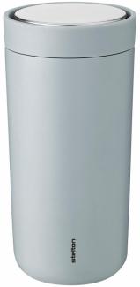 Stelton To Go Click Becher, Trinkbecher, Cup, Edelstahl, Kunststoff, Cloud, 400 ml, 685-27