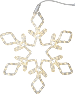 Weihnachtsleuchte Connecstar Schneeflocke erweiterbar 144 LEDs Ø 46cm