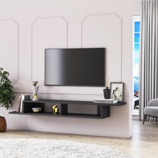 Designer TV Lowboard Meldona Anthrazit