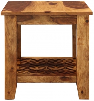 Beistelltisch Mira 45x45x45 aus indischem Sheesham-Massivholz