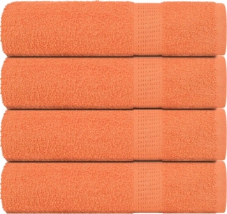 Badetücher 4 Stk. Orange 100x150 cm 360 g/m² 100% Baumwolle 136909
