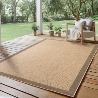SIMPEX24 Outdoorteppich Boho Design, Läufer, Höhe: 5 mm, Outdoor Teppich Wetterfest Modern Wohnzimmer Küchen Terrasse Balkon