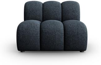 Micadoni Modul Armlos Lupine 1-Sitzer Chenille Königsblau