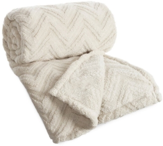 Wohndecke HYGGE Kuscheldecke mit Fischgrät-Struktur, Design91, Waffelmuster, weiche, gesteppte, kuschelige, wame Decke