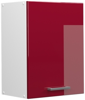 Hängeschrank R-Line Bordeaux Hochglanz 45 cm mit Tür Vicco
