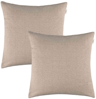 Esprit Kissenhülle FUN-2 Zierkissenhülle, (2 Stück), 45 x 45 cm - 2er Set in Beige